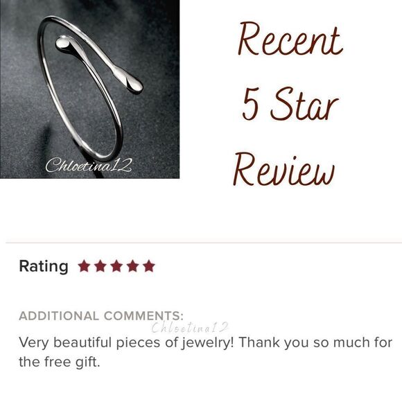 #7 NEW Silver Plated Bangle Bracelet Adjustable - Picture 5 of 7